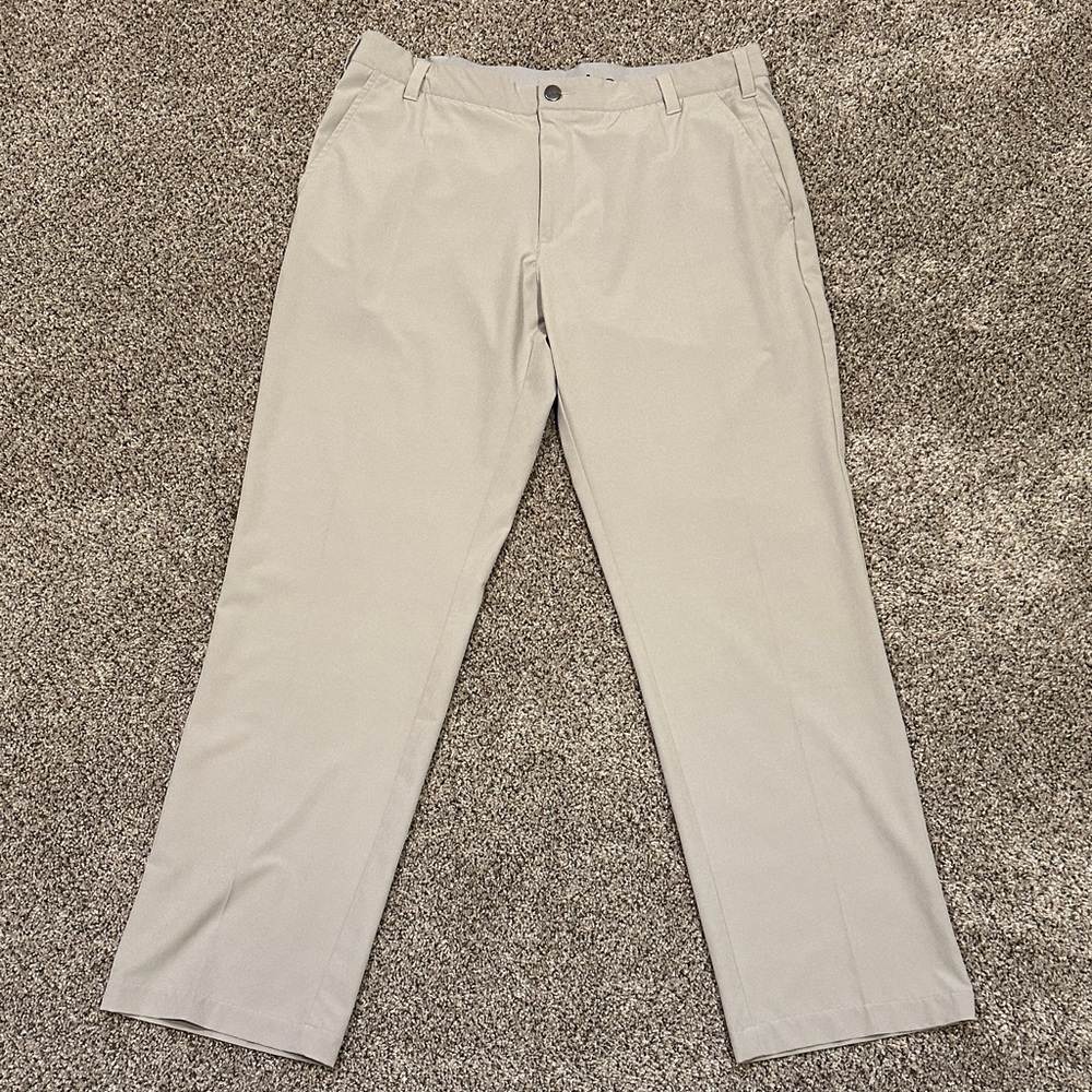 Men’s adidas 365 Khaki/Gray Chinos (34x30)
